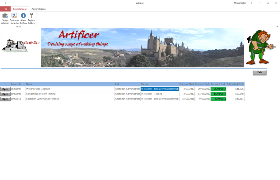 Main Screen