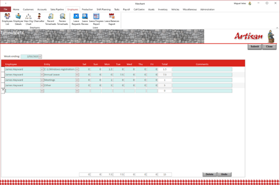 Timesheet