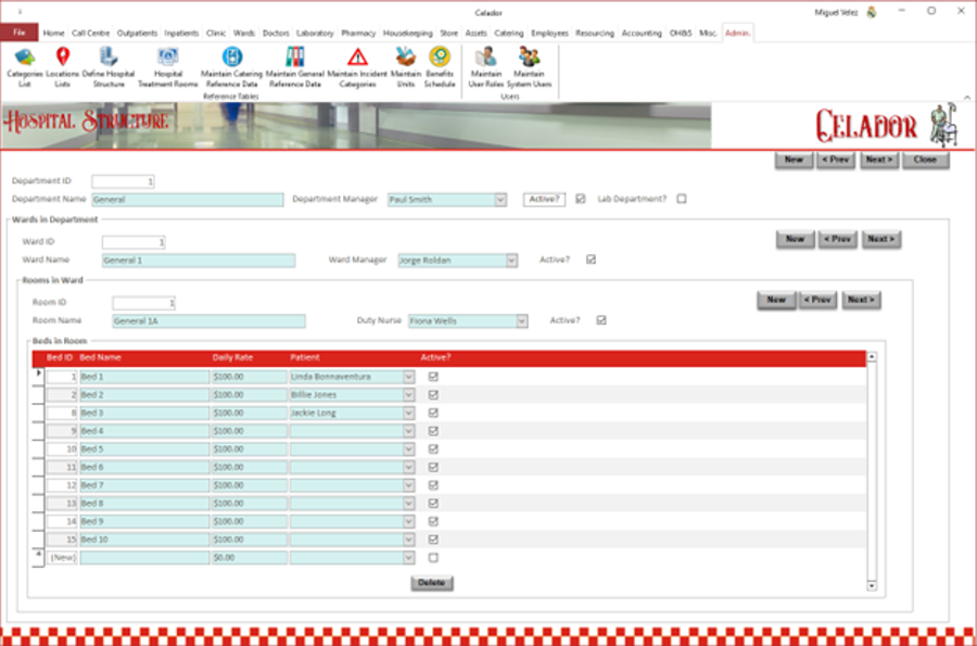 Accommodation Screen