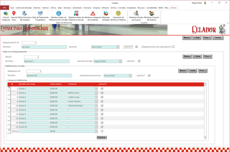 Accommodation Screen