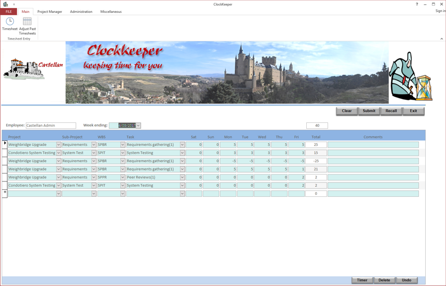 Main Screen