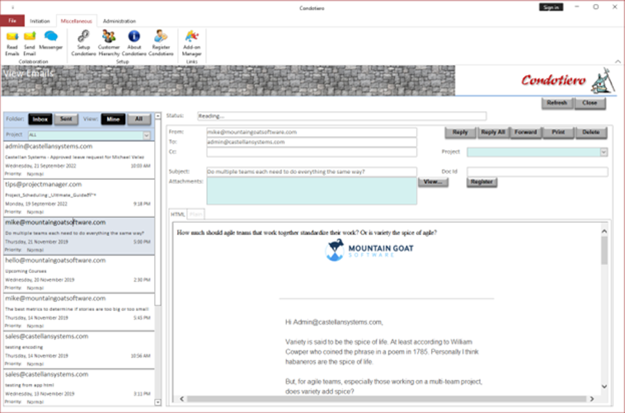 mail Read