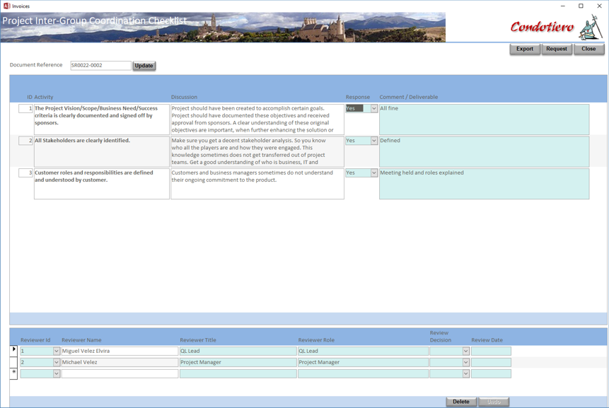 Variations Screen