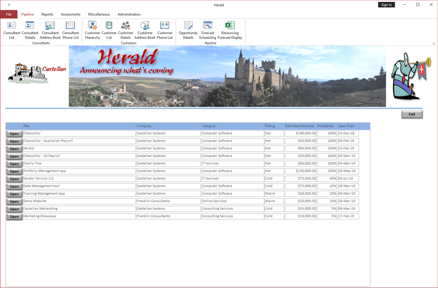 Main Screen