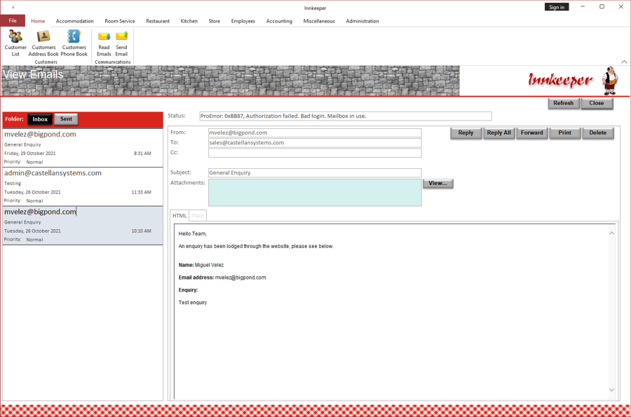Email Read