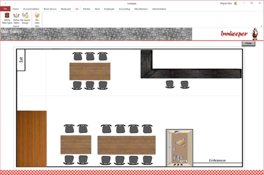 Bar Layout