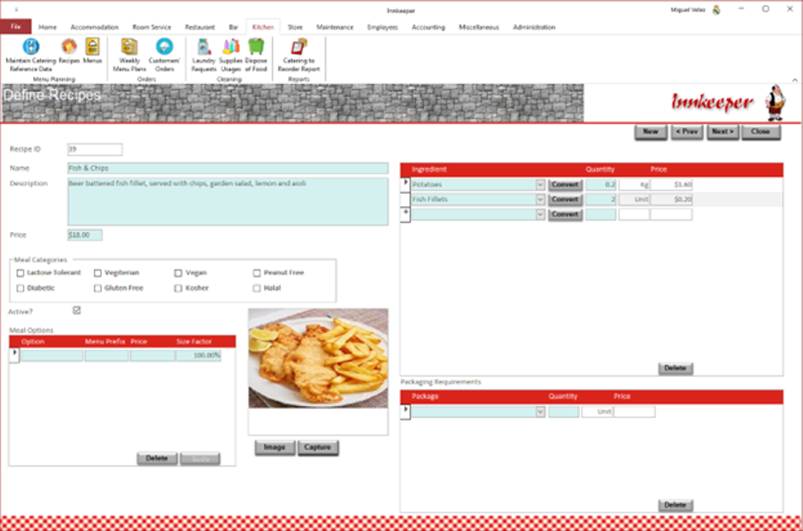 Meal Categories