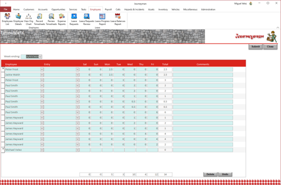 Timesheet
