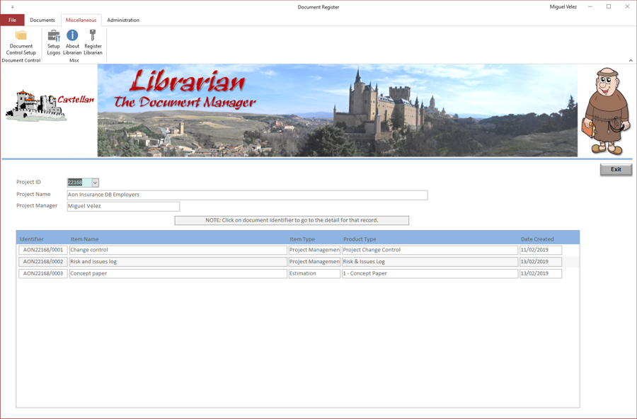 Main Screen