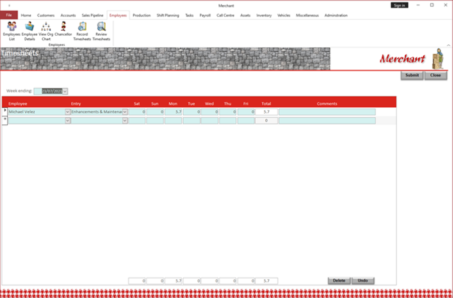 Timesheet