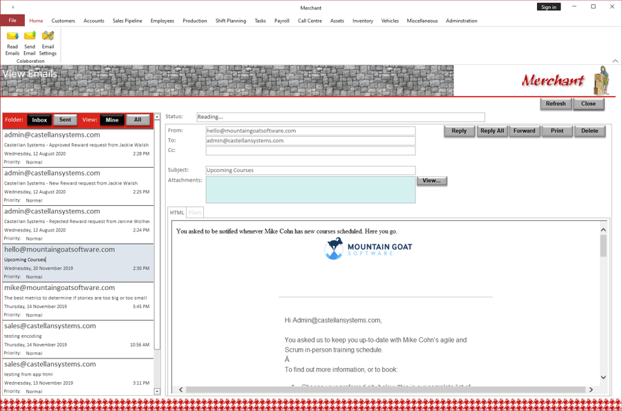 mail Read