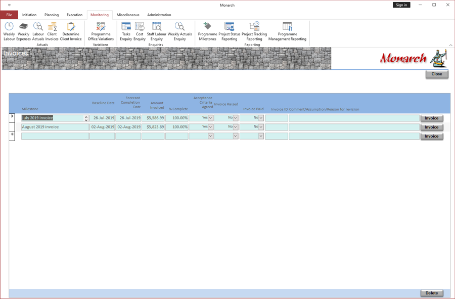 Team Member Screen