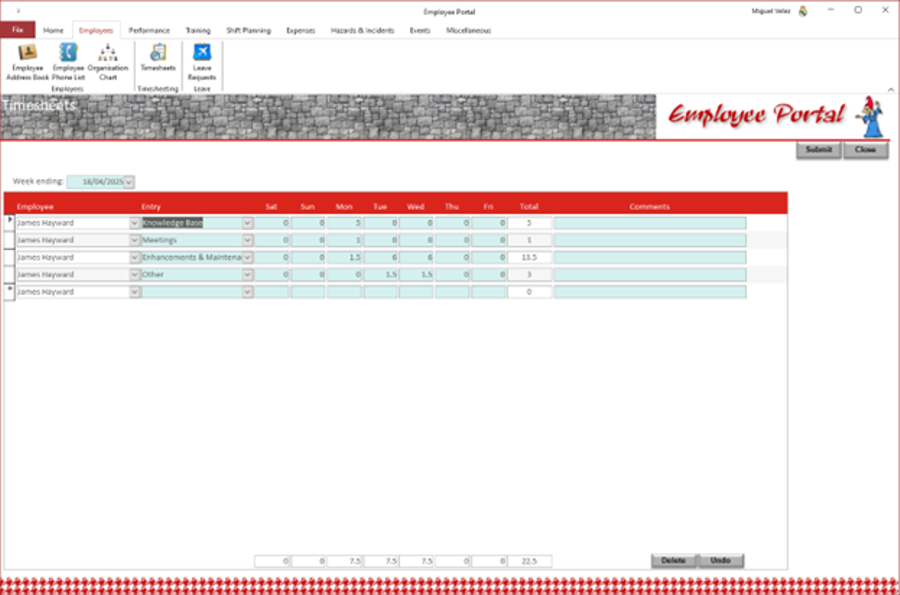 Timesheet