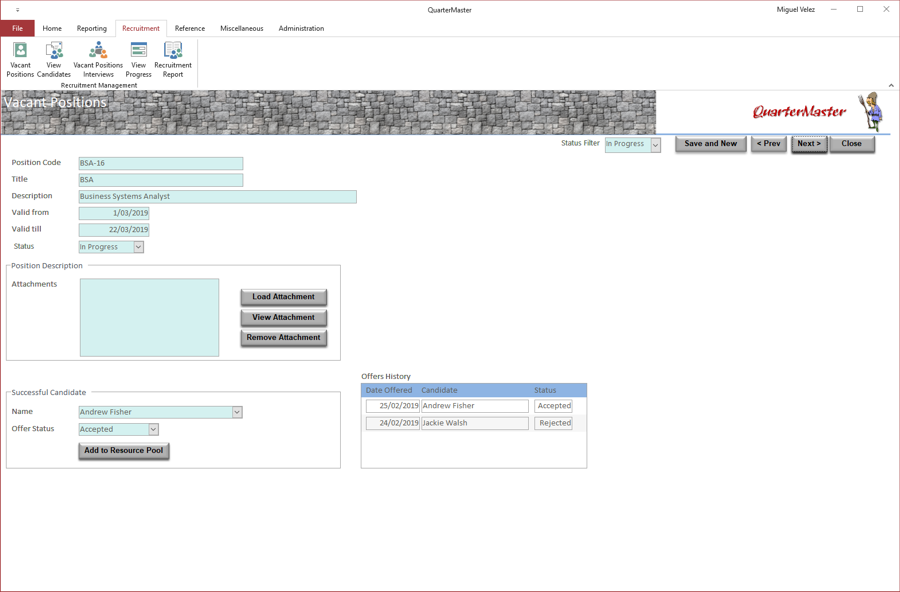 Resources Screen