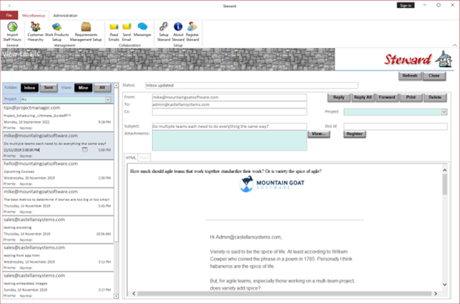 mail Read