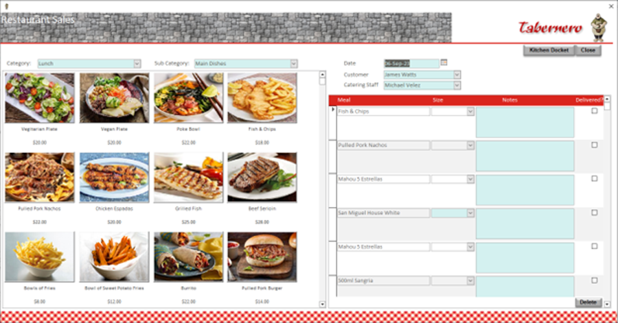 Restaurant Orders