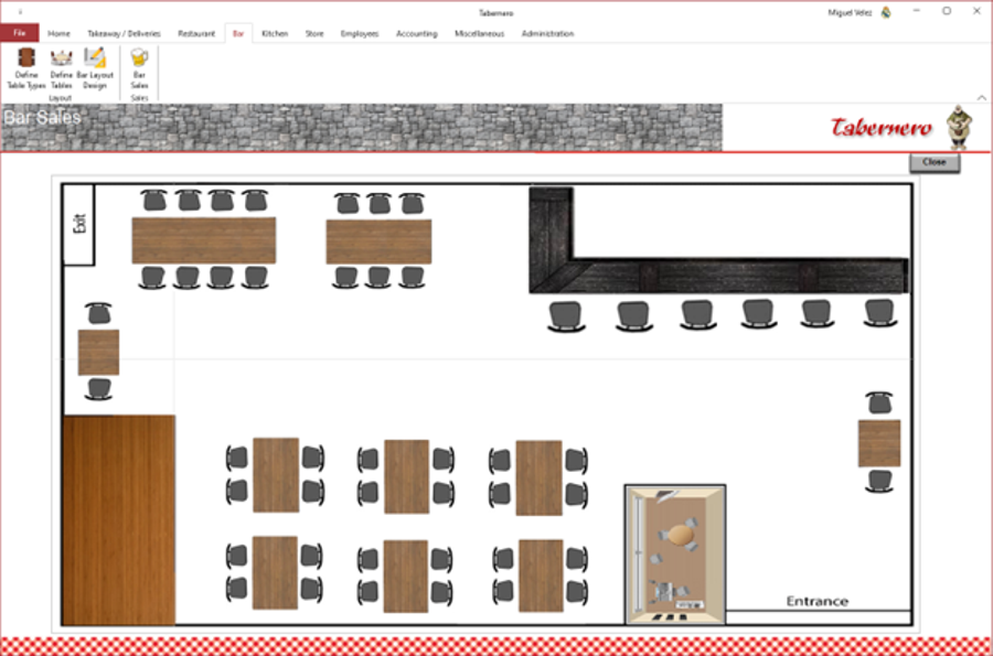 Bar Layout