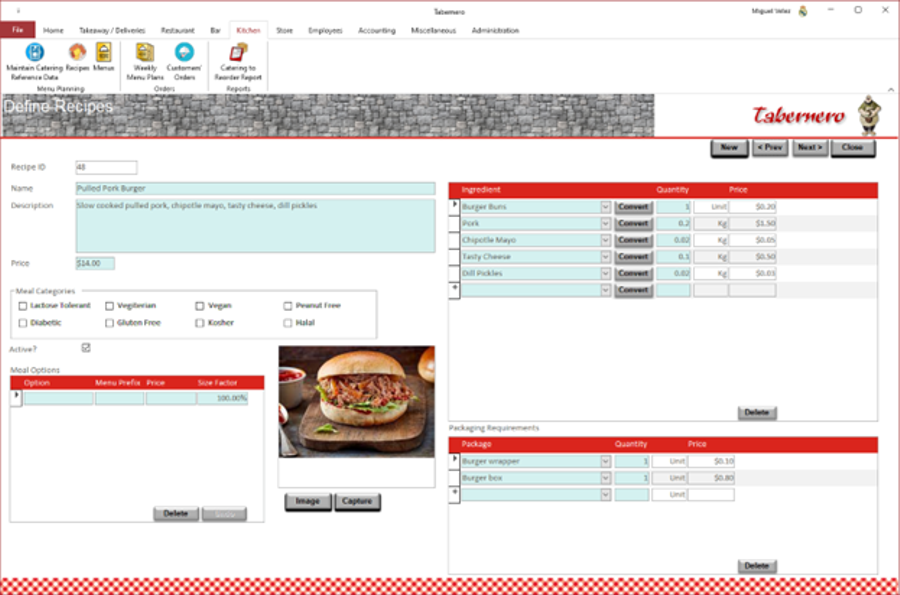 Meal Categories